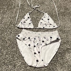 Palm Tree print  bikini set NWOT